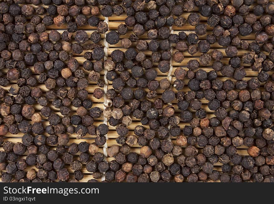 Texture of black pepper, wallpaper.