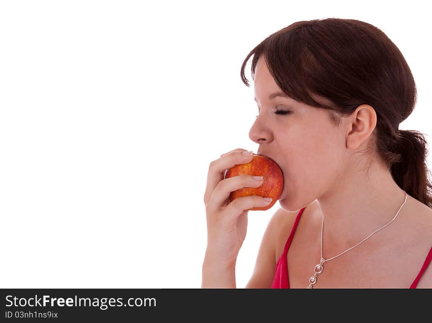 Young Woman With Fruit