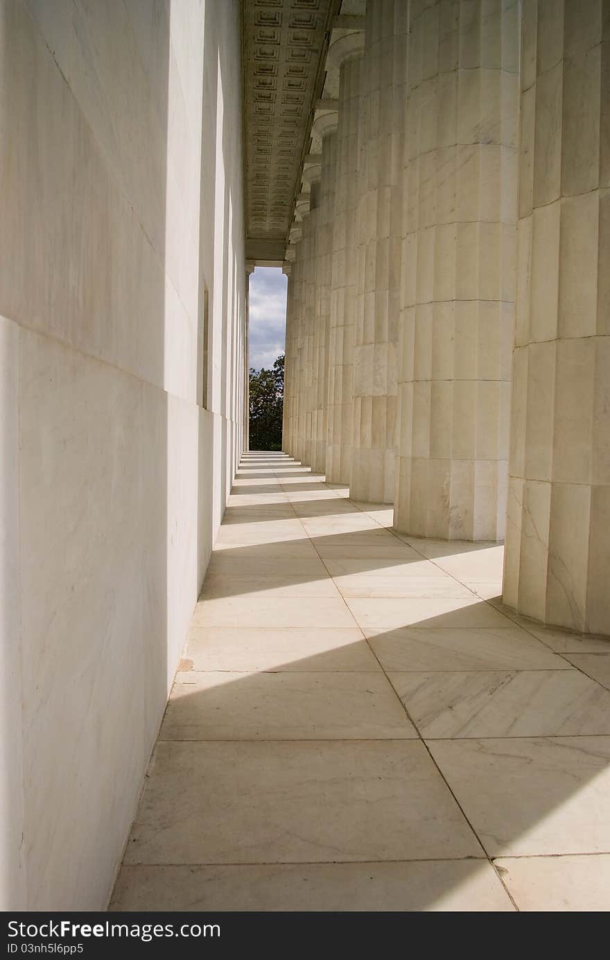 Behind The Lincoln Memorial