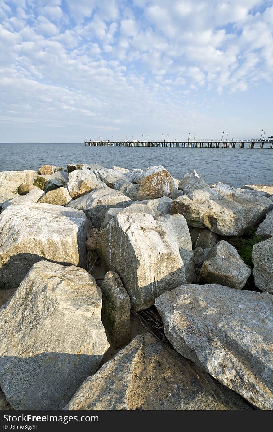 View of the pier