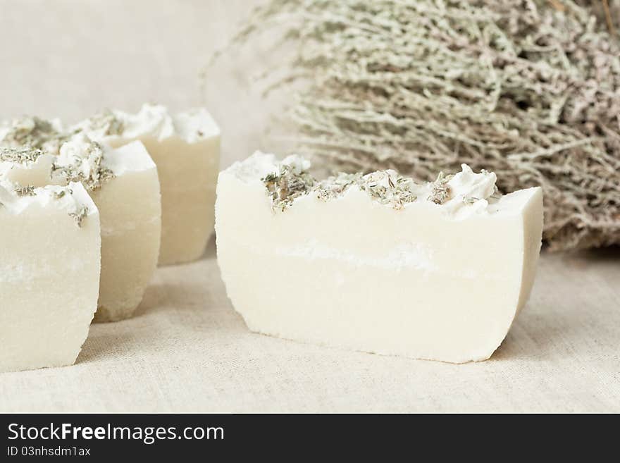 Natural herbal soap