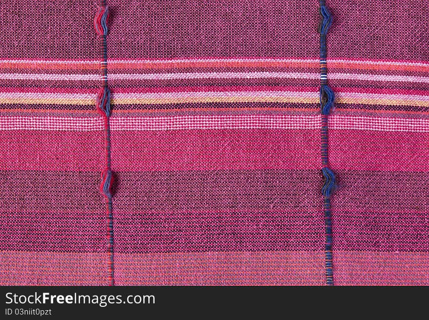 Pink native Thai cloth for background