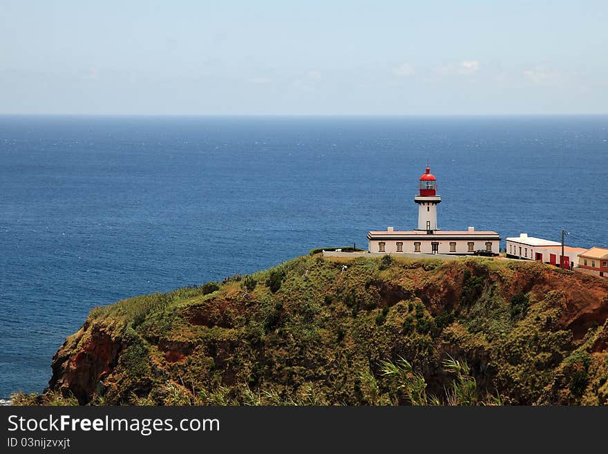 On the island of Pico, Azores, is built this beautiful lighthouse . On the island of Pico, Azores, is built this beautiful lighthouse .