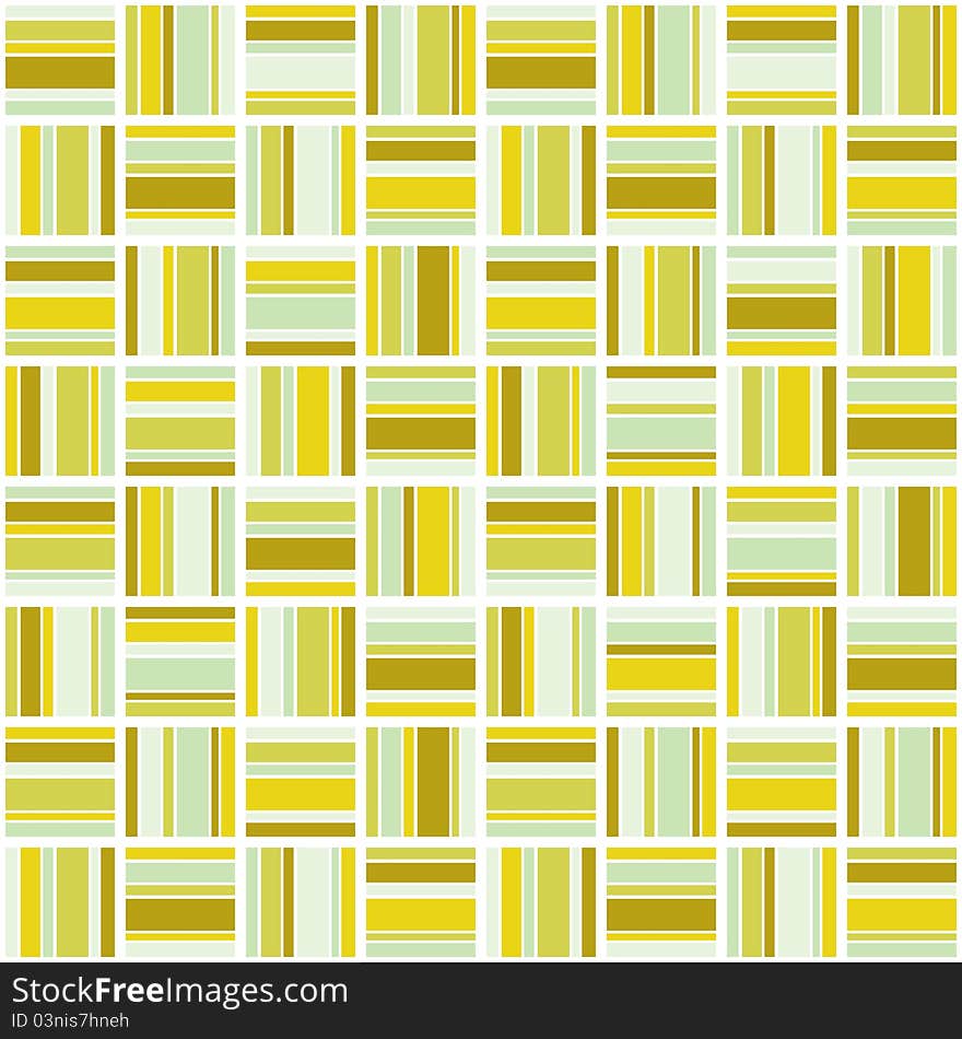 Seamless Retro Mosaic Pattern