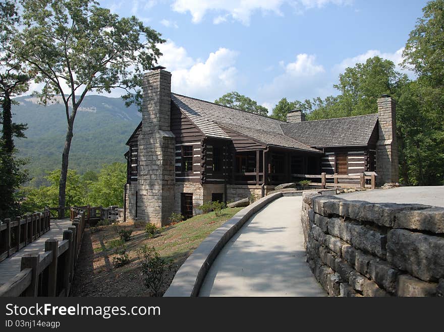 An old Civilian Conservation Corp meeting place built at Table Rock State Park. An old Civilian Conservation Corp meeting place built at Table Rock State Park