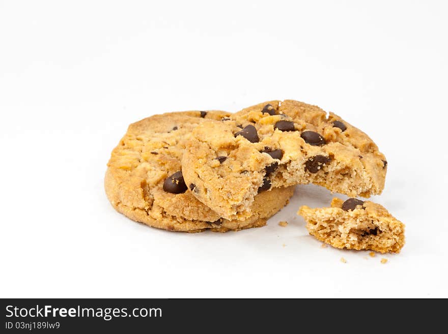 Cookies isolated on white background. Cookies isolated on white background