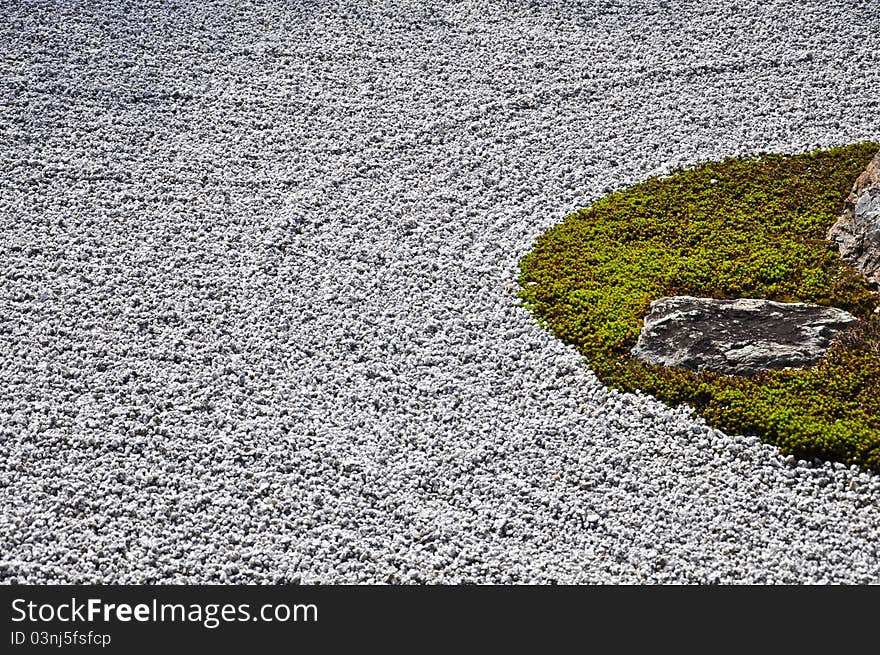 Stone Garden at Ryoanji Temple