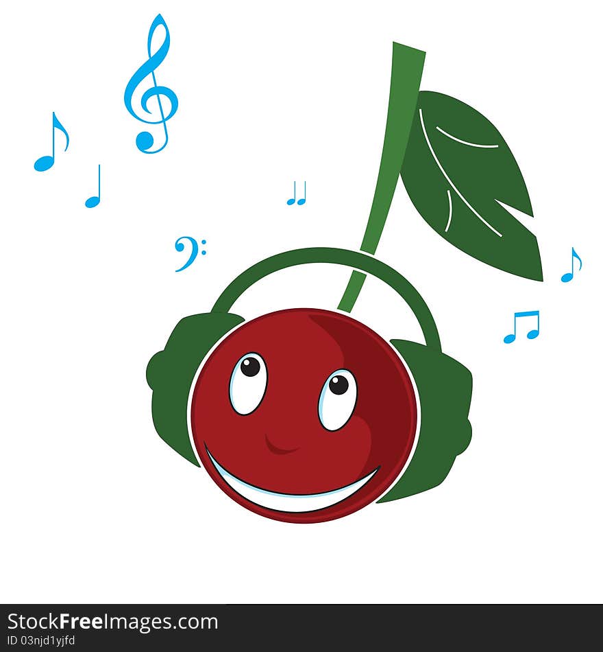 Cherry In Headphones