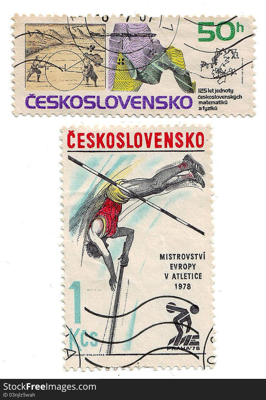 Stamp from Ceskoslovensko