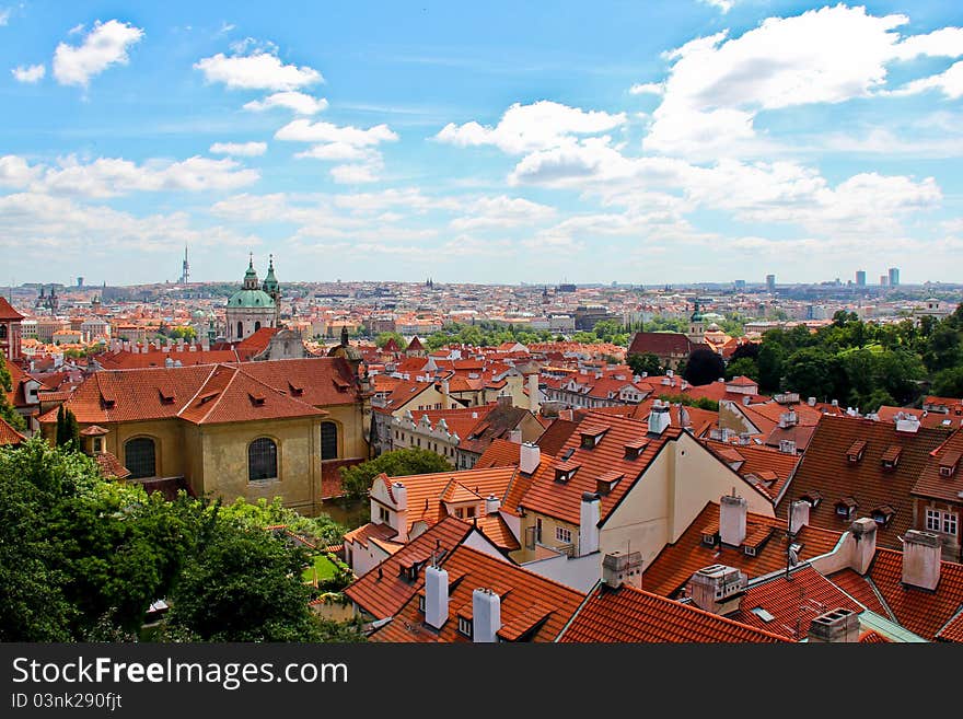 Orange Painted Roofs