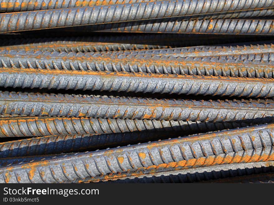 Twisted steel construction materials