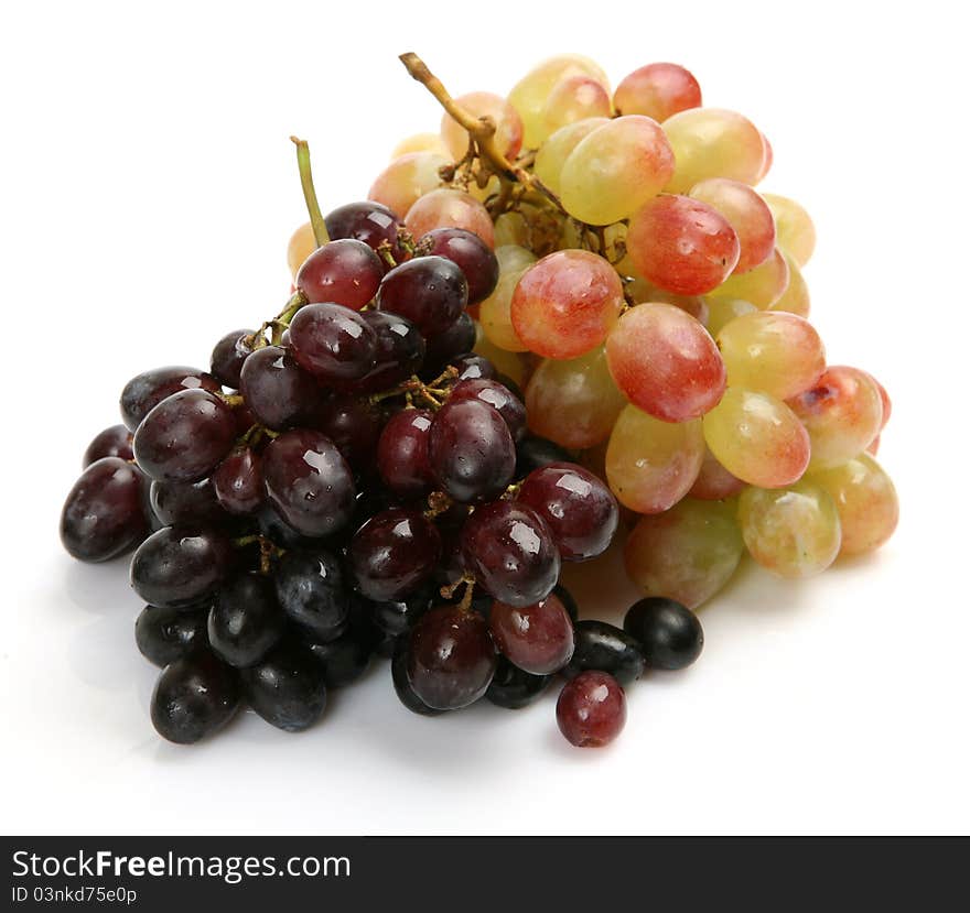 Fresh fruit on a white background. Fresh fruit on a white background