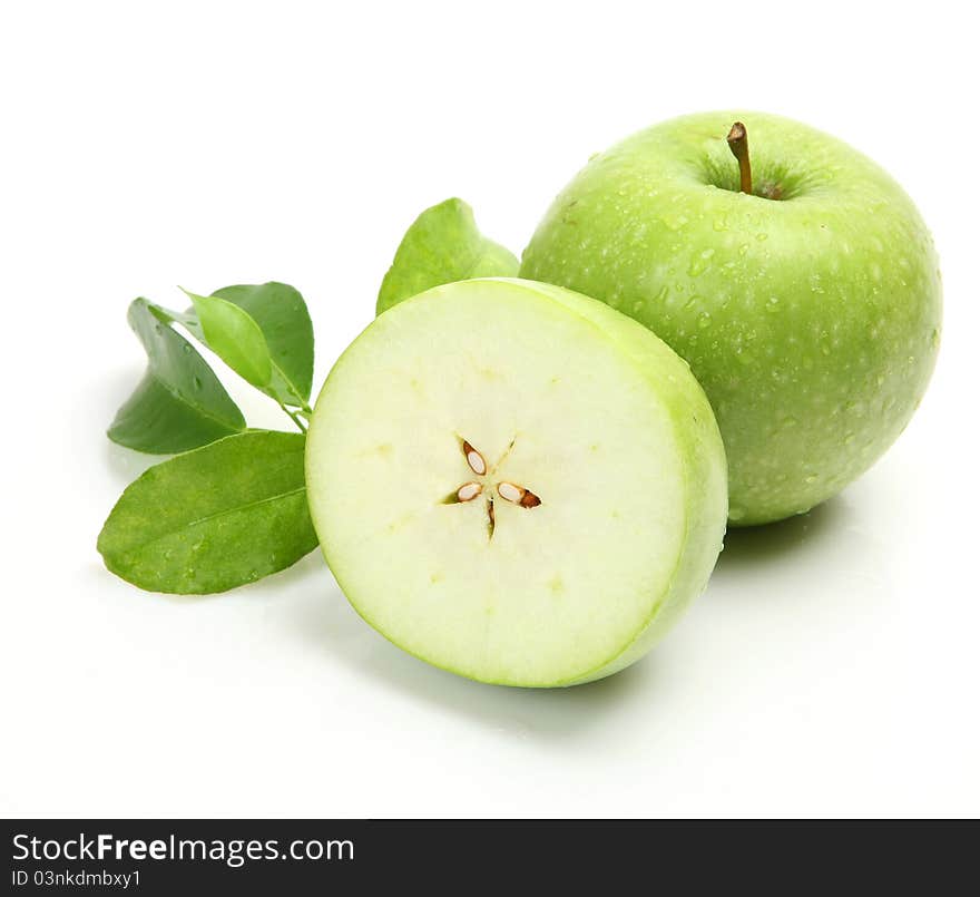 Fresh fruit on a white background. Fresh fruit on a white background