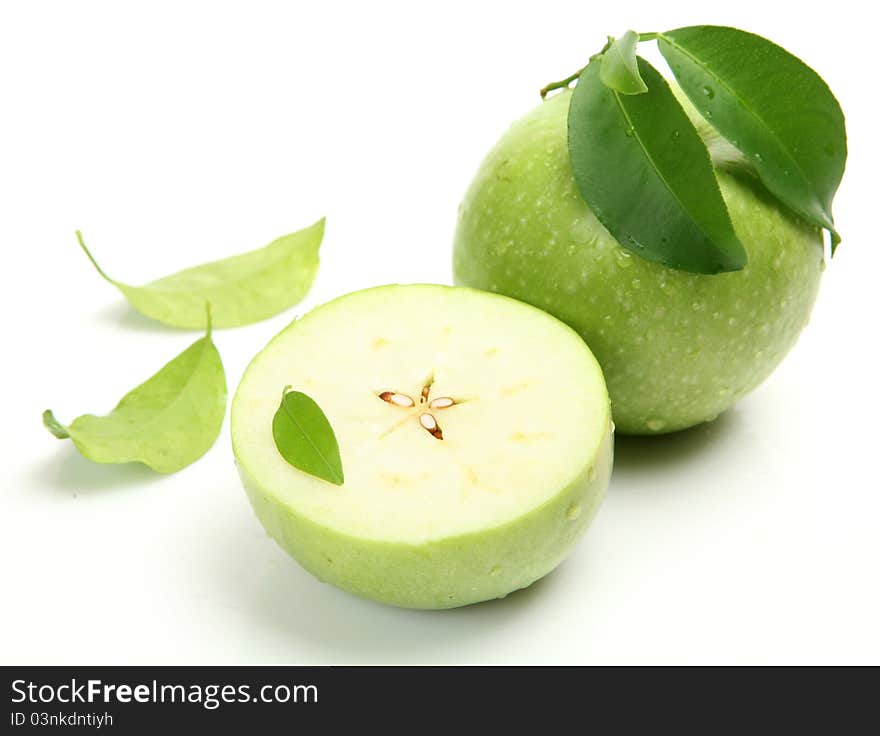 Fresh fruit on a white background. Fresh fruit on a white background