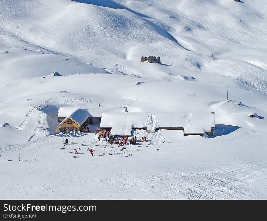 Skiing slope