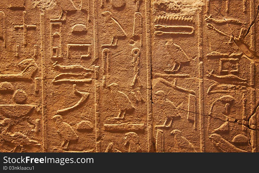 Hieroglyphs On The Wall