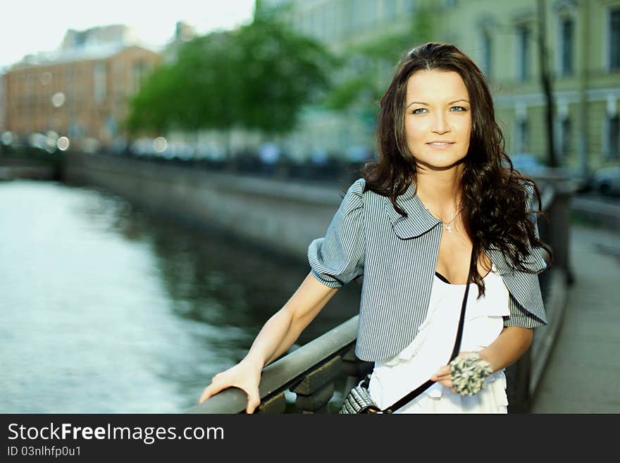 Women portrait outdoor close up