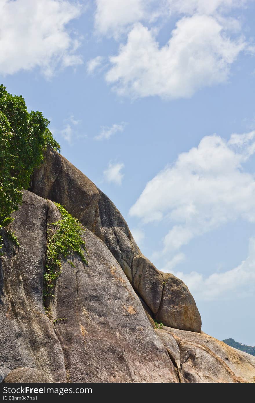 Grandfather rock koh samui thailand