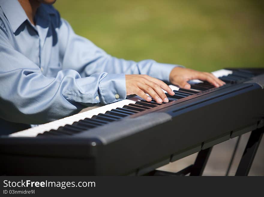 Playing A Keyboard