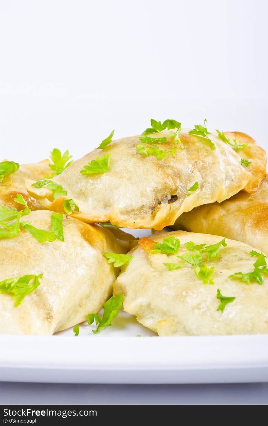 Piroggen (Pierogi) are full paste parcels or also meat pies from noodle dough. Piroggen (Pierogi) are full paste parcels or also meat pies from noodle dough.