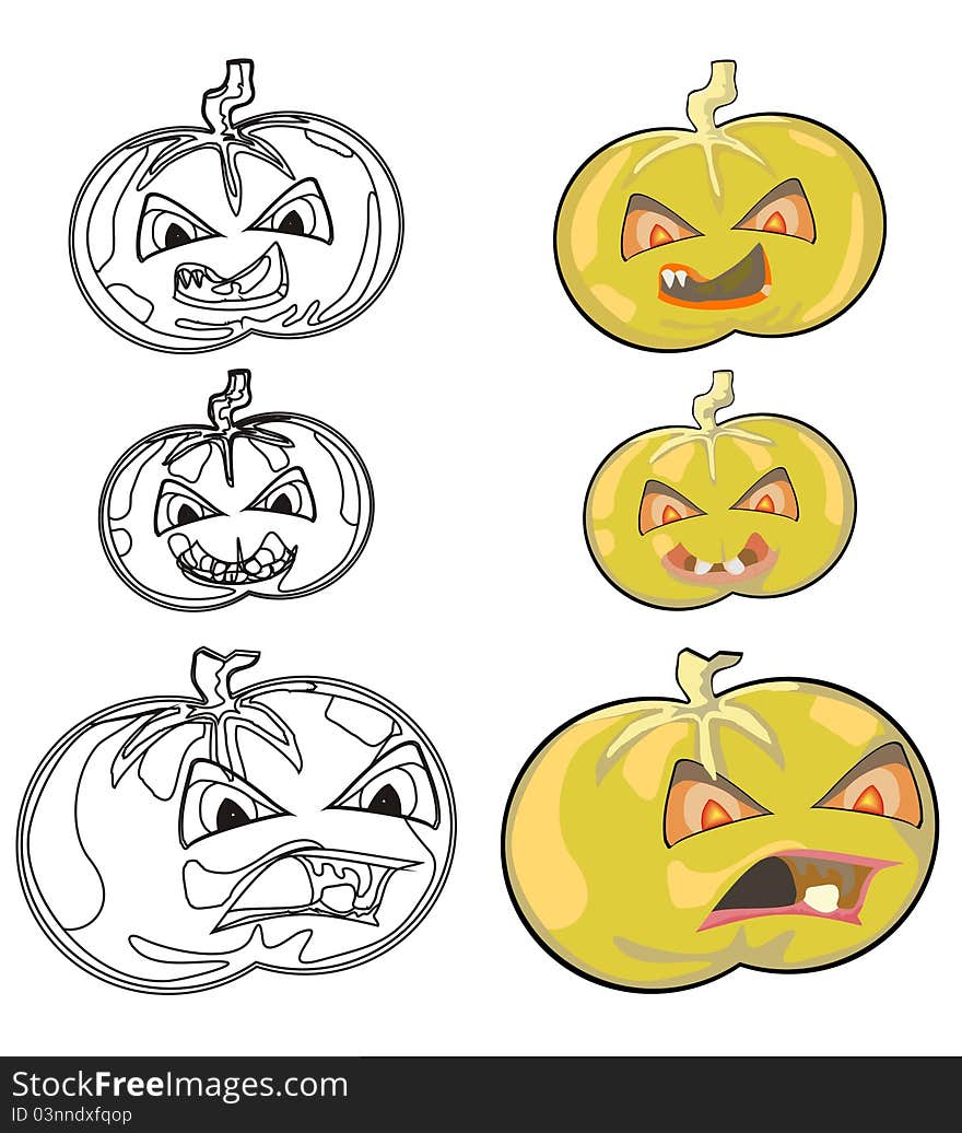 Pumpkins Helloween Icon