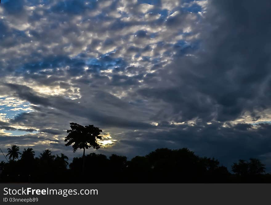 Sky and Cloud of thailand