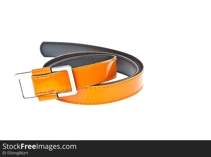 Colorful orange belt