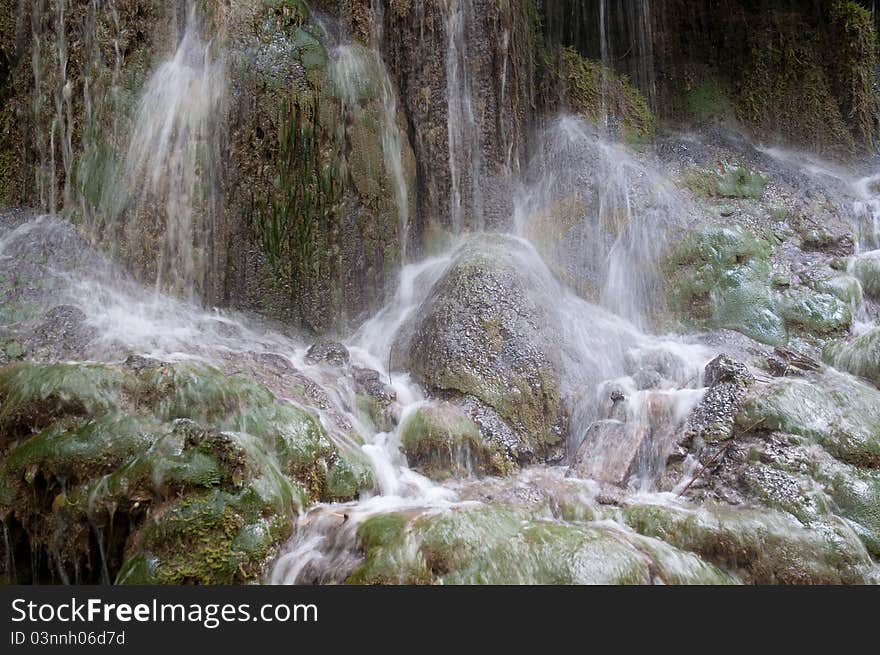 Waterfall at the Monasterio de Piedra