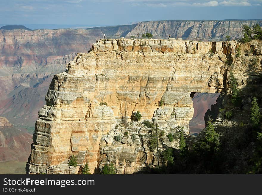 Angelâ€™s Window Rock Formation - Grand Canyon