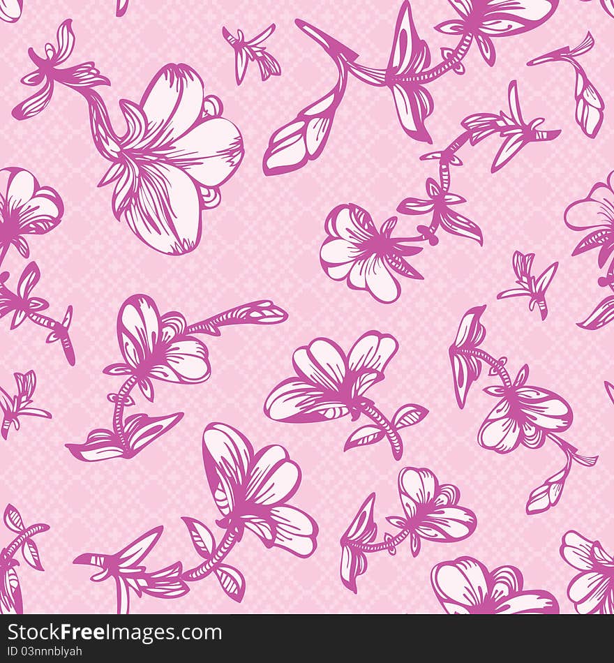 Seamless Floral Texture