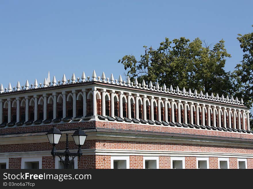 Tsaritsyno - palace and park ensemble in the south of Moscow, founded by order of Empress Catherine. Tsaritsyno - palace and park ensemble in the south of Moscow, founded by order of Empress Catherine