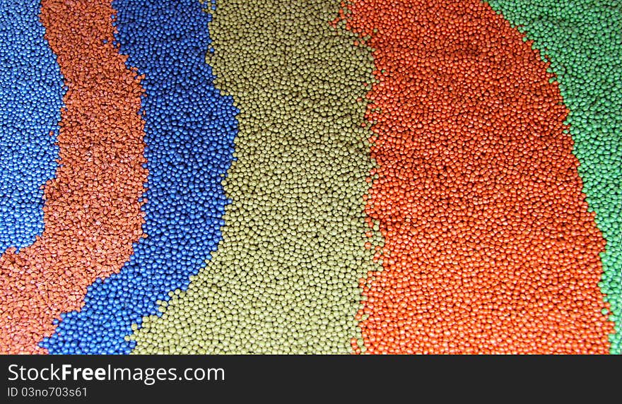 Colored sugar beet seed