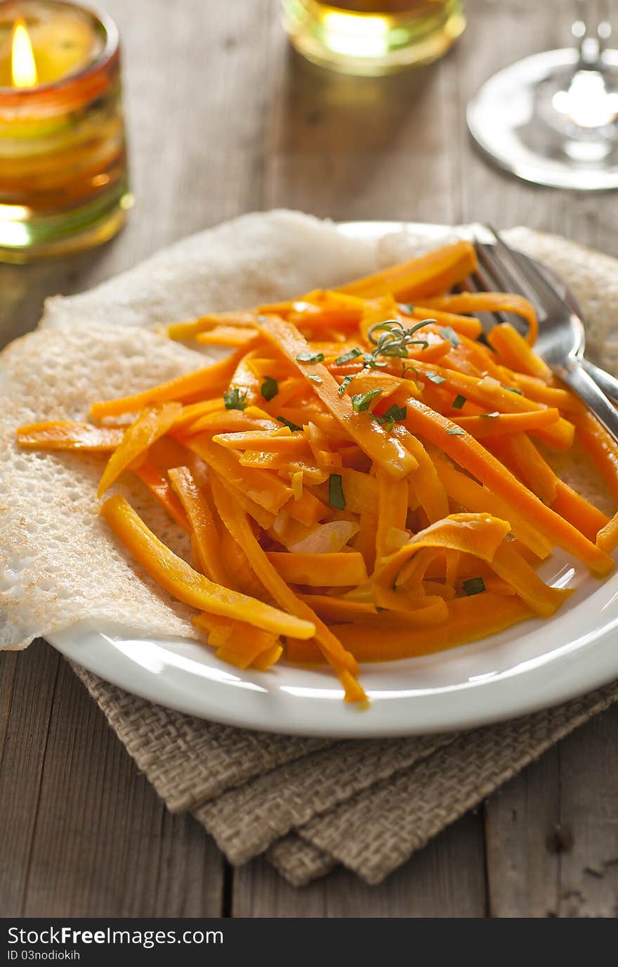 Appam And Carrots