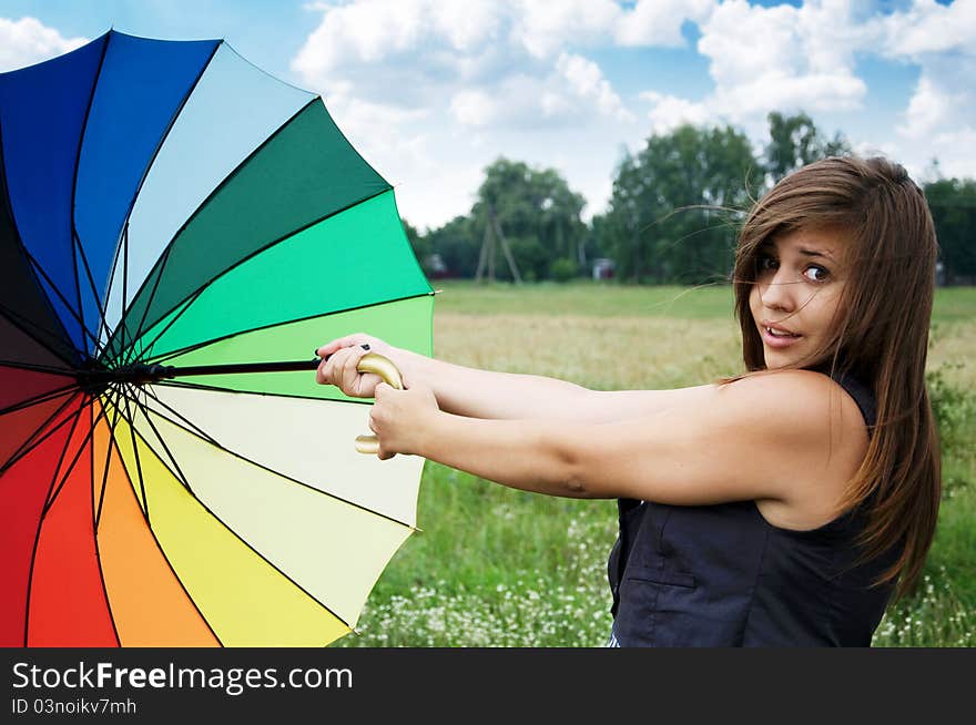 Girl With An Umbrella