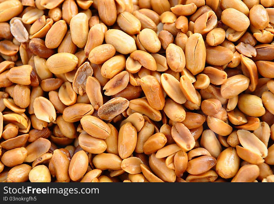 Close-up image of peanuts