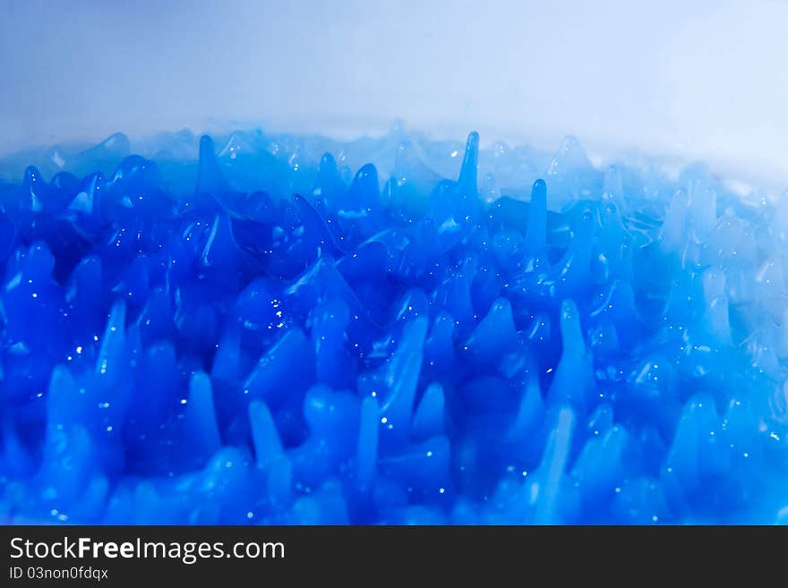 Abstract background formed by mixing blue paint. Abstract background formed by mixing blue paint