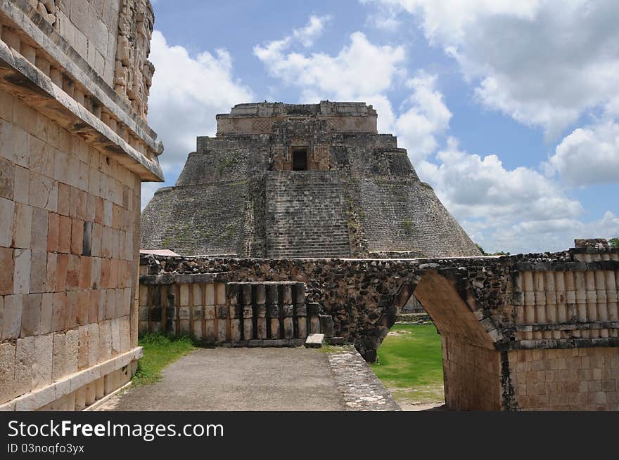 Mexico - Pyramid of Uxmal