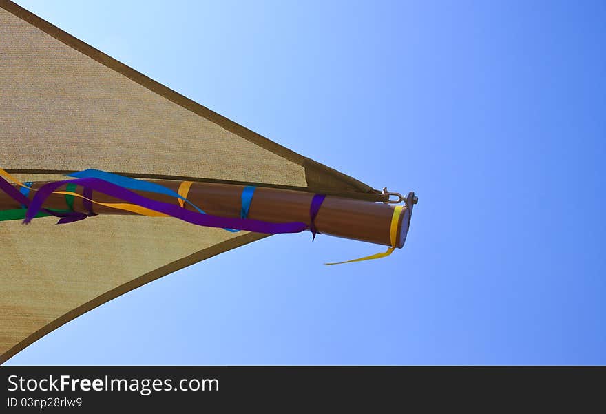 Tent with bamboo frame