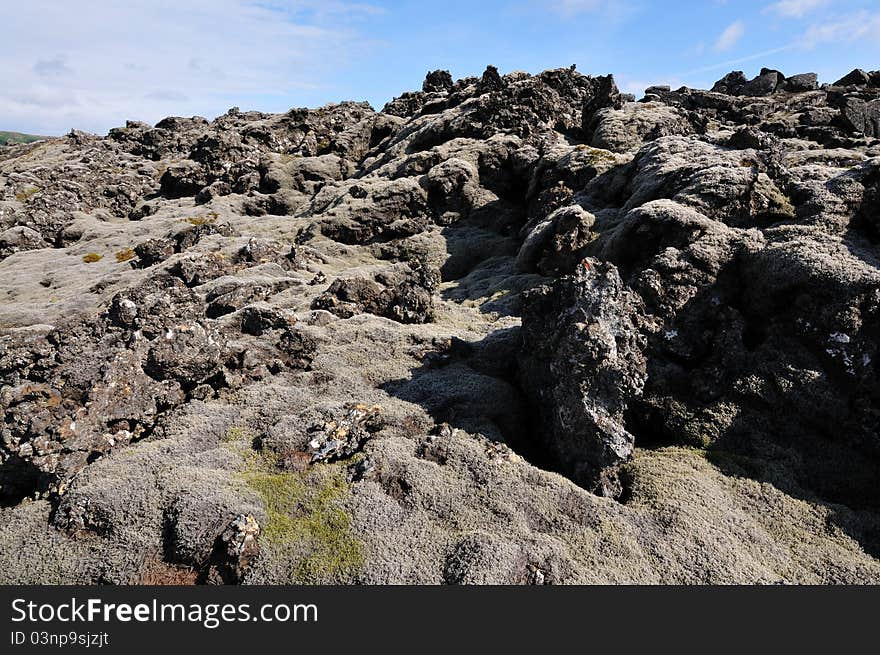 The Blue Lagoon on Iceland in Juli month