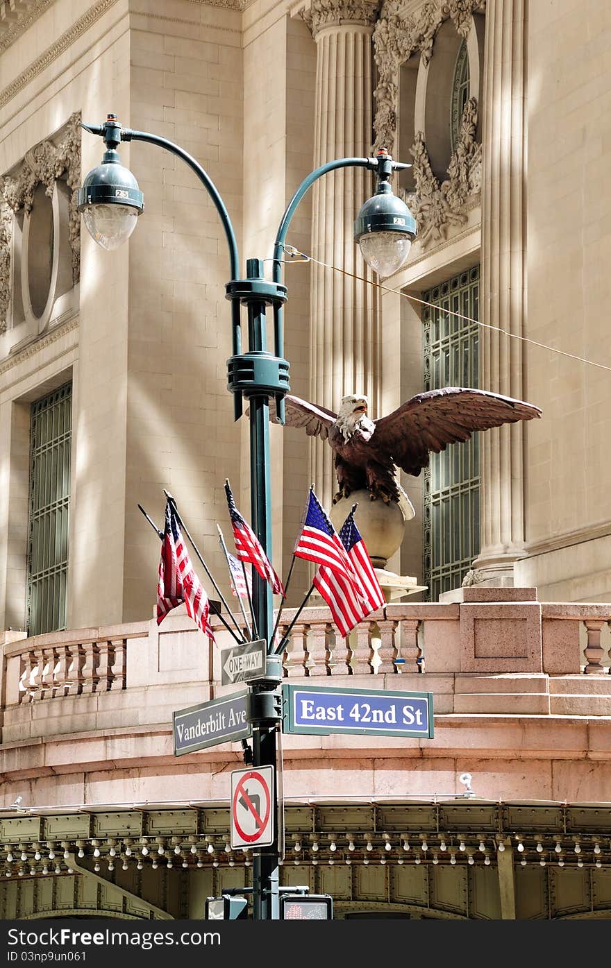 The corner at grand central terminal New York City