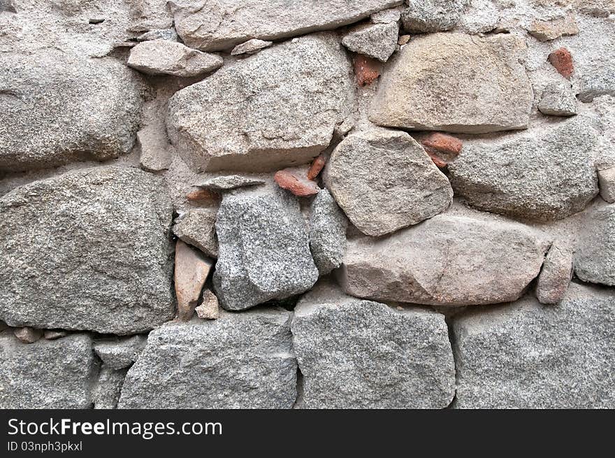 Texture that shows the details of the construction of a wall. Texture that shows the details of the construction of a wall