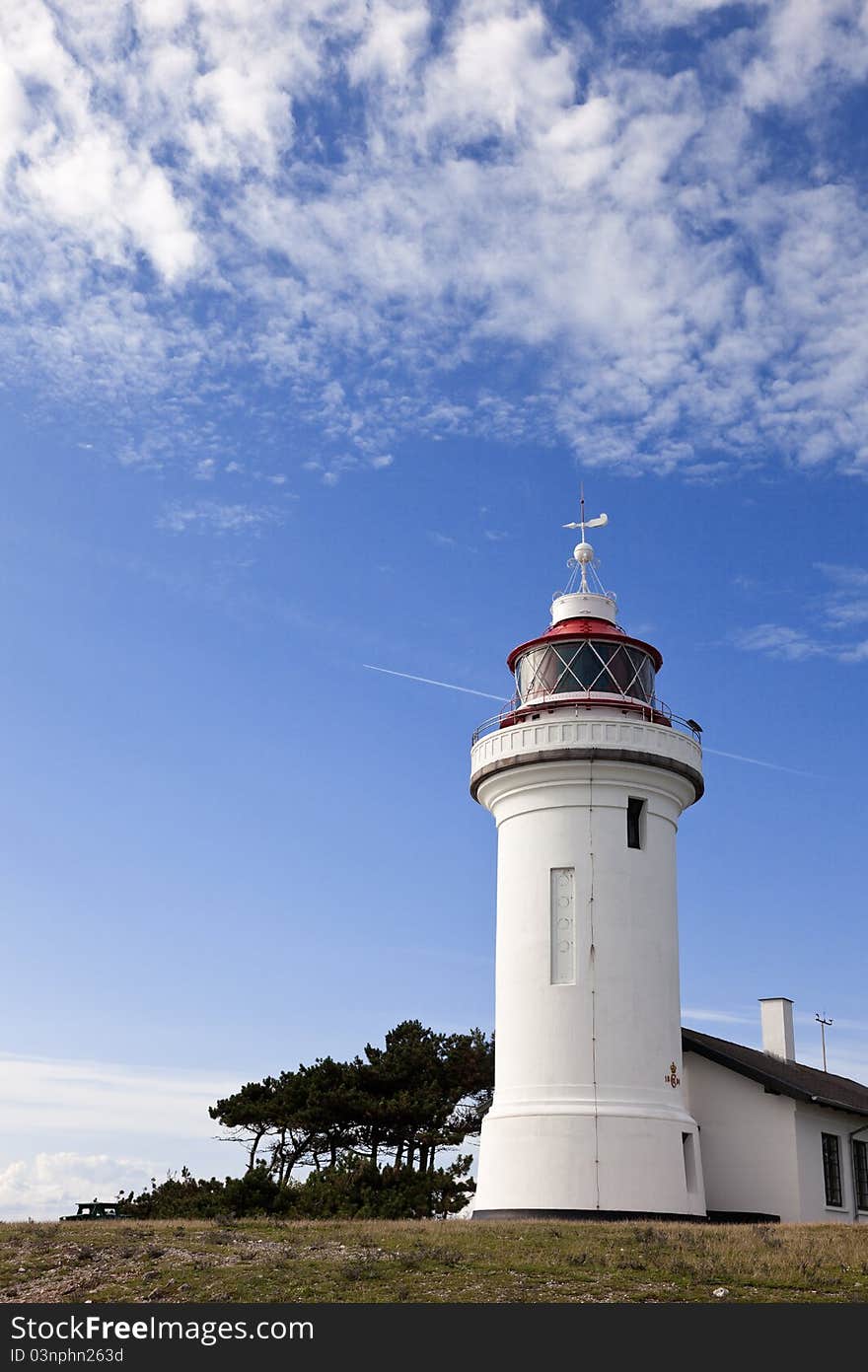 Sletterhage Lighthouse in Jutland, Denmark