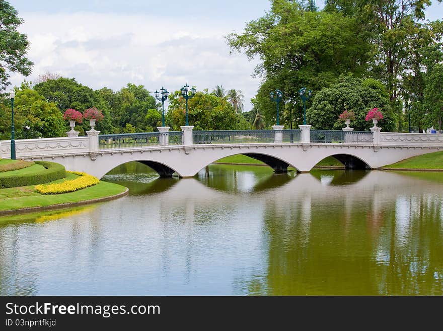 Bridge in palace of Thailand. Bridge in palace of Thailand