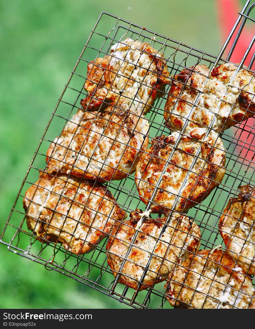 Steaks in Barbecue