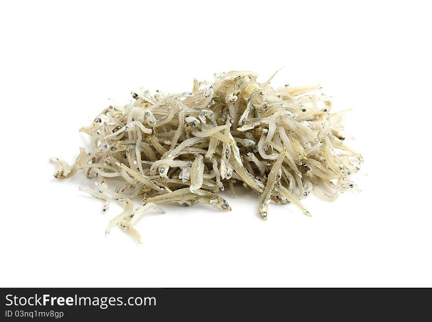 Rice fish isolated in white background. Rice fish isolated in white background