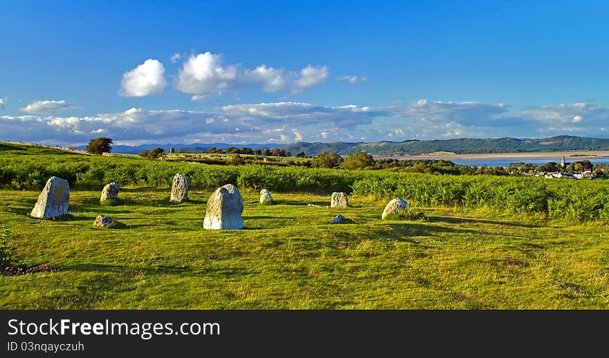 Stone Circle At Birkrigg Fell