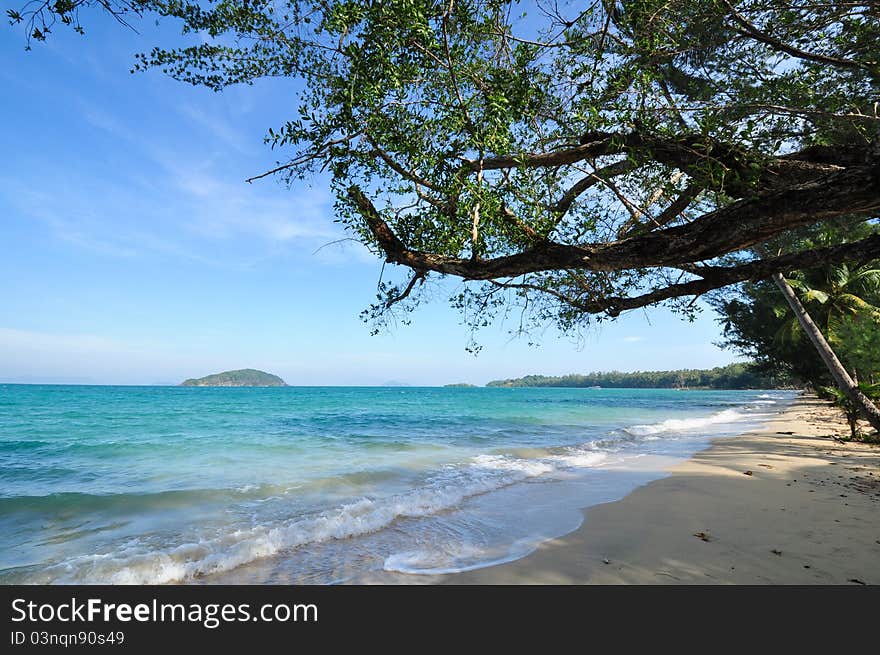 The sea beach at Thailand