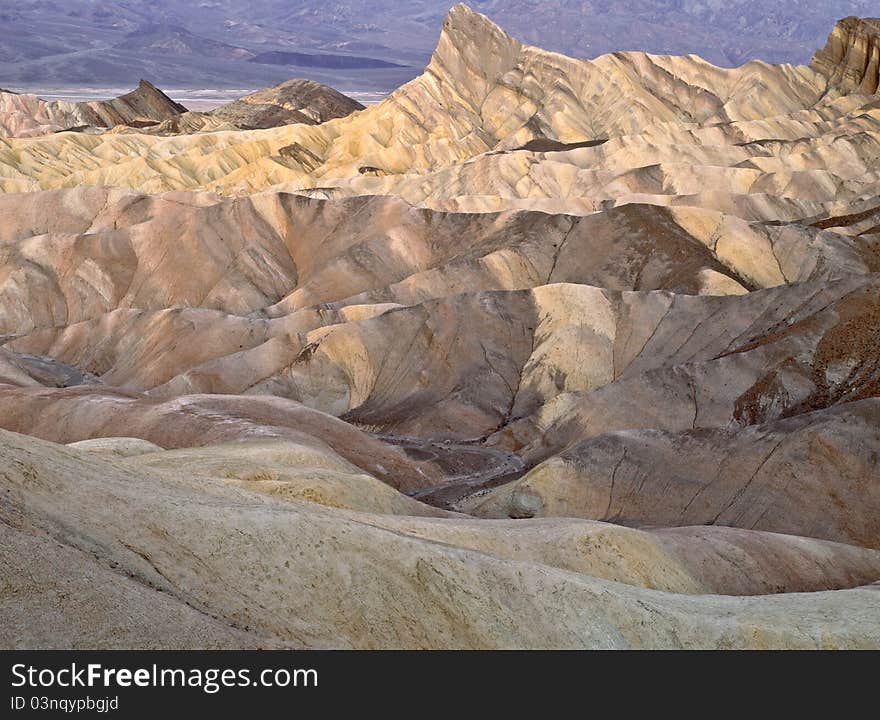 Sunrise at zabriskie point