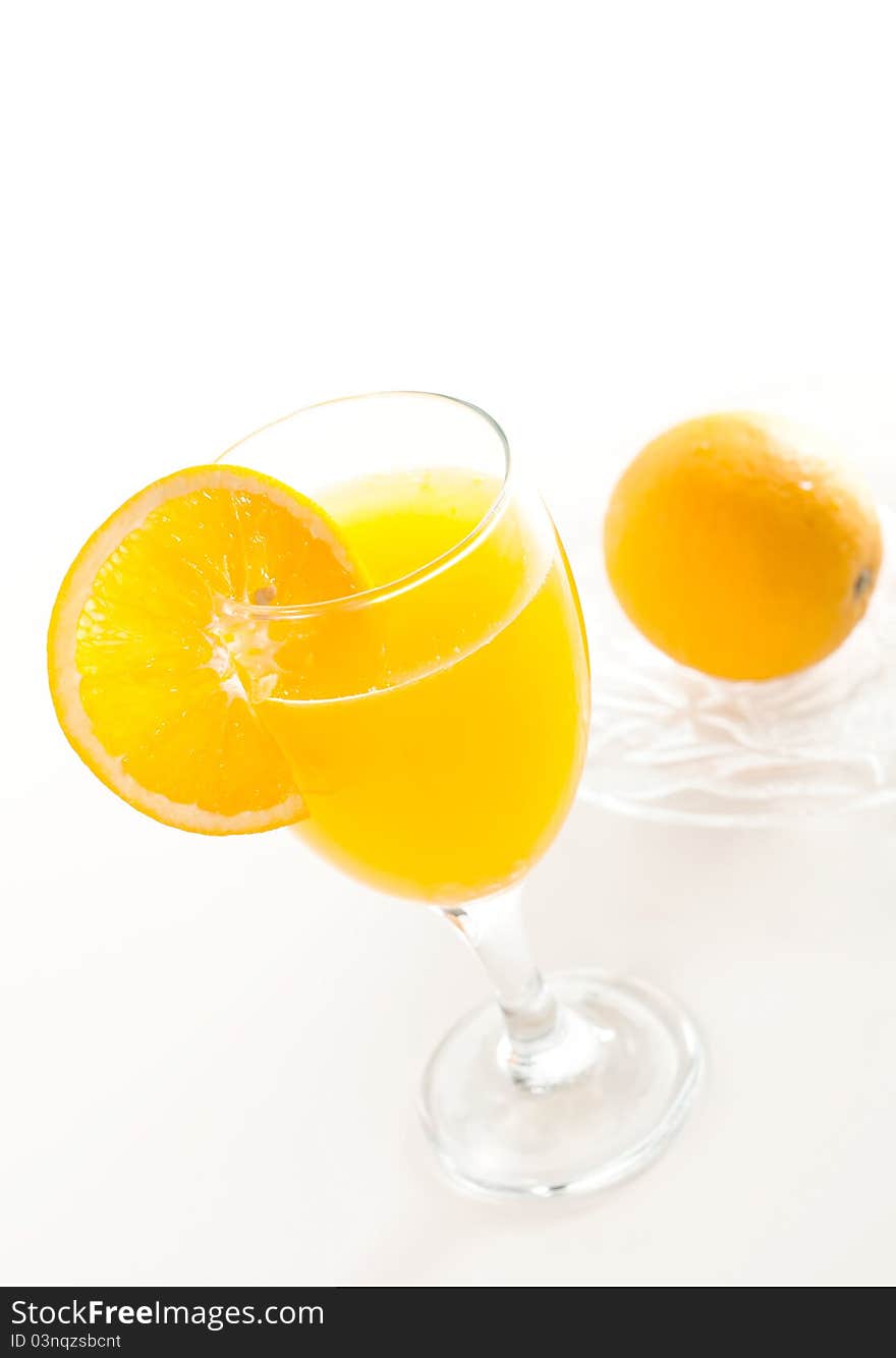 A Glass Of Orange Juice