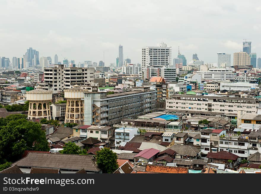 Bangkok Thailand skyline